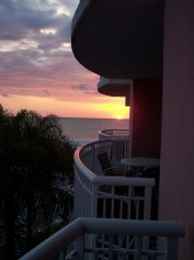 Sunset on the beach